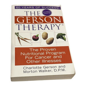 The Gerson Therapy Gerson Walker Kensington White Trade PB USA Cancer Nutrition